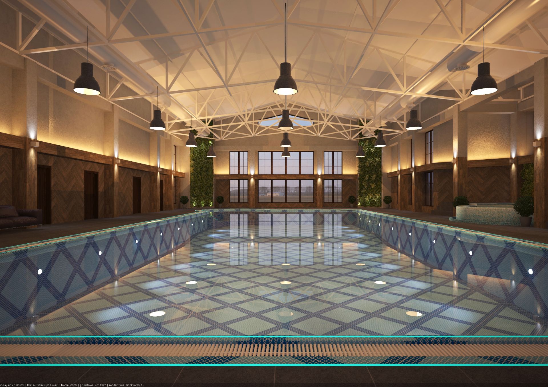 Бассейн санатория